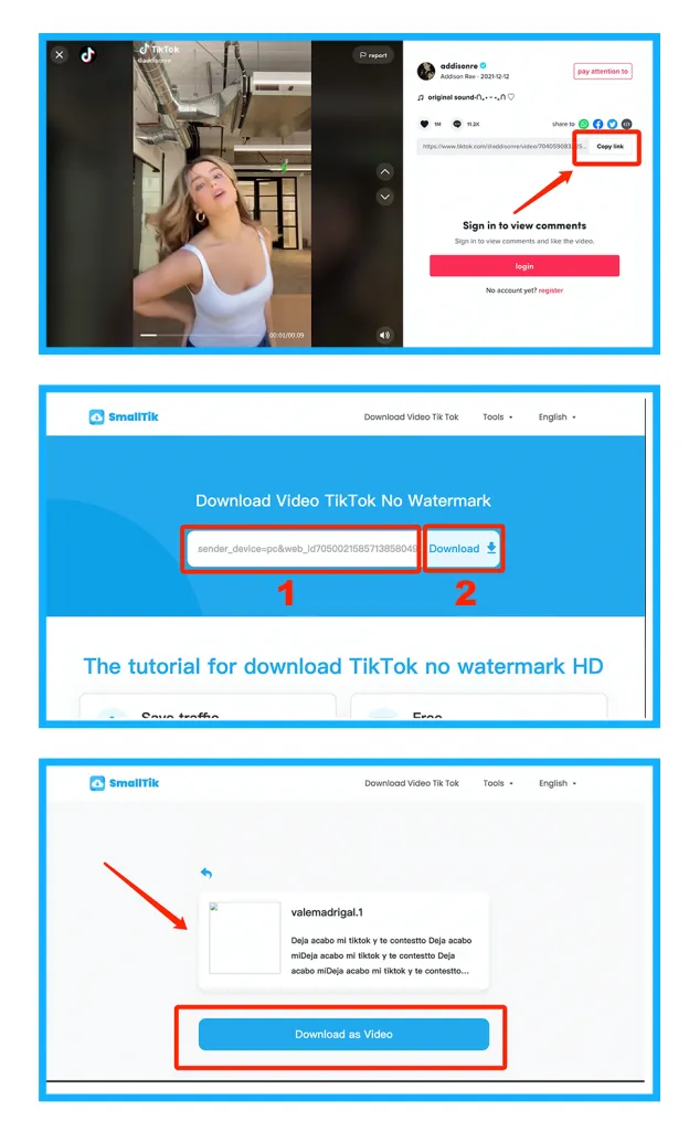 download tiktok video with watermark